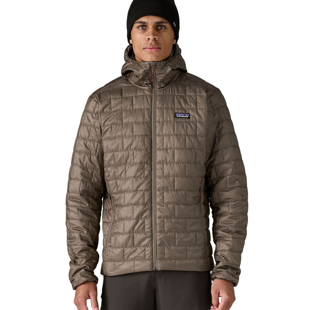 Patagonia Jacket Nano Puff Hooded brown marlow