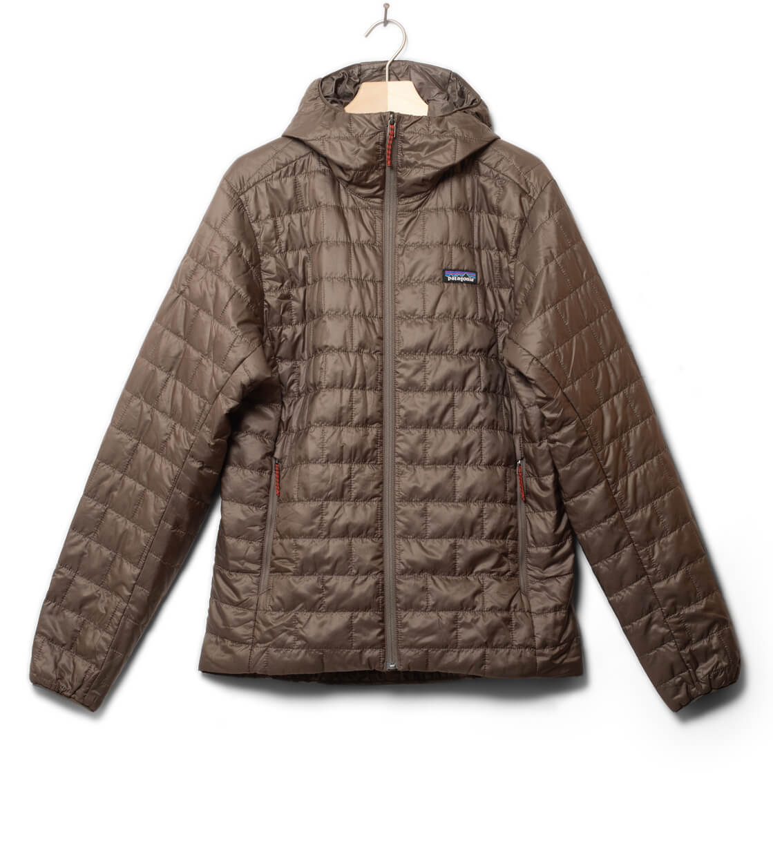 Patagonia Jacket Nano Puff Hooded brown marlow