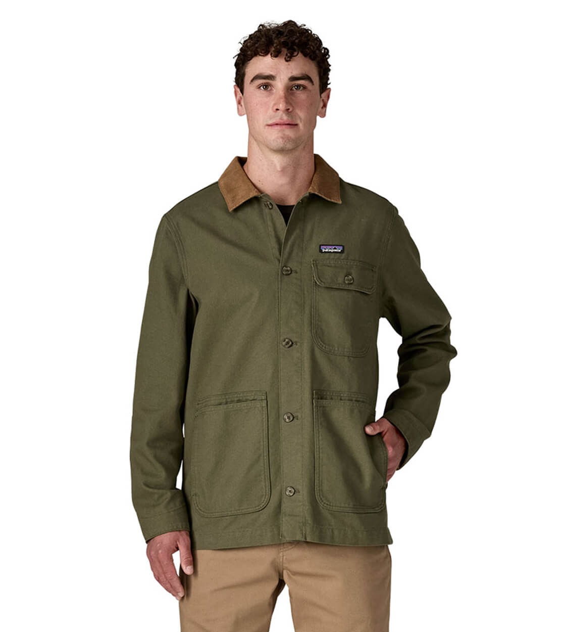 Patagonia Jacket Point Reyes Canvas green basin