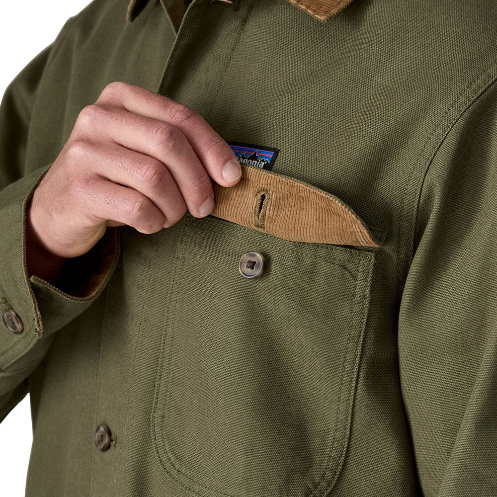 
                      
                        Patagonia Jacket Point Reyes Canvas green basin
                      
                    