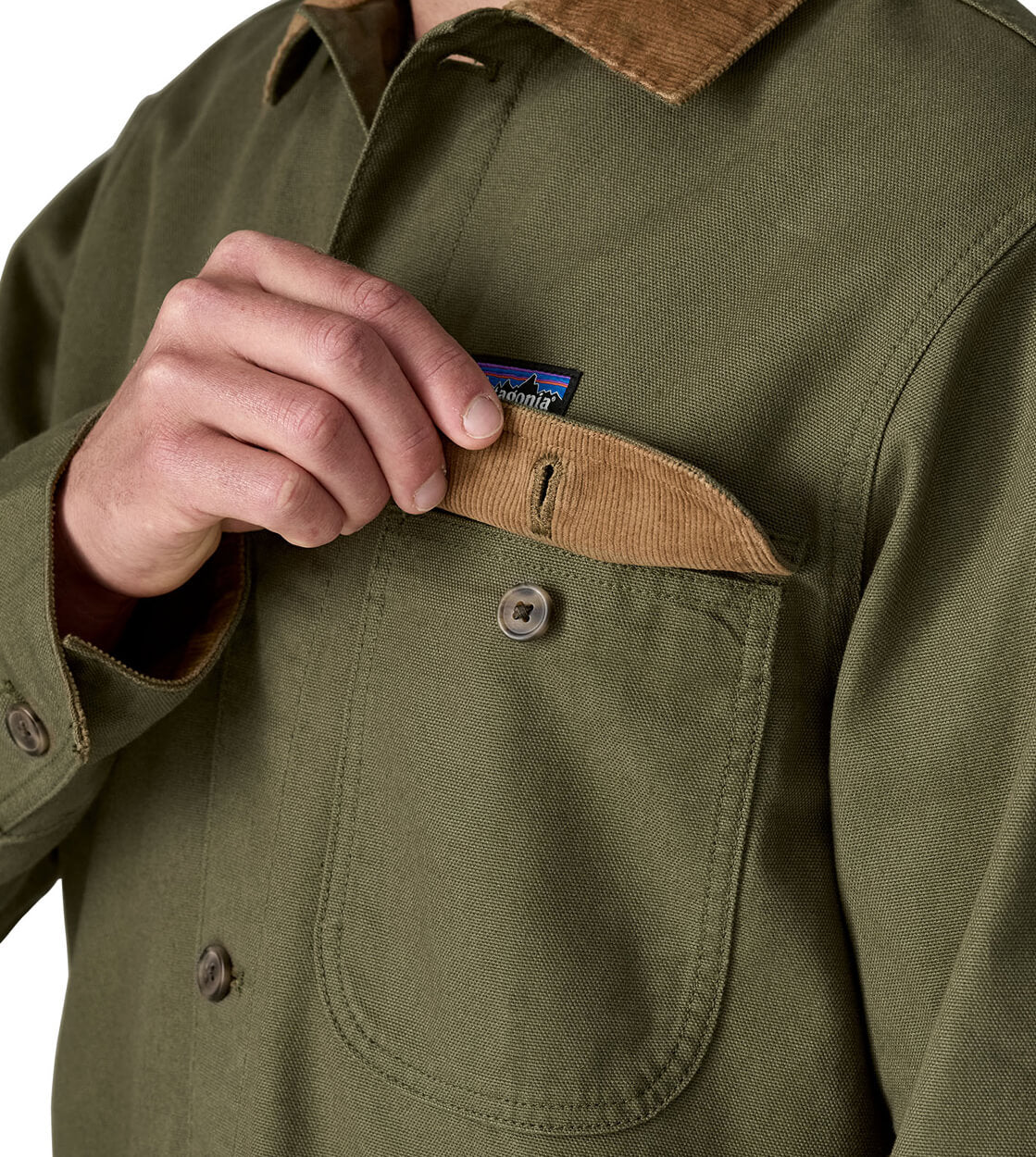 Patagonia Jacket Point Reyes Canvas green basin
