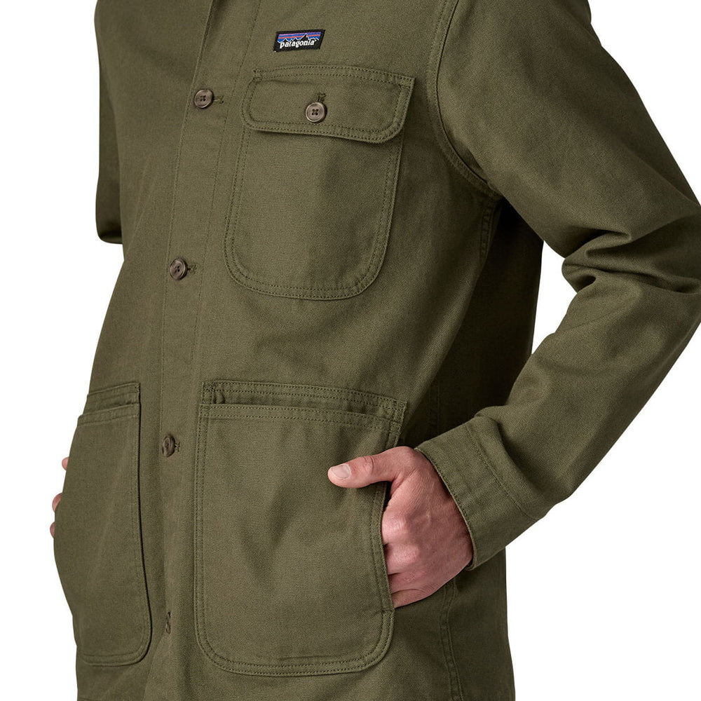 
                      
                        Patagonia Jacket Point Reyes Canvas green basin
                      
                    