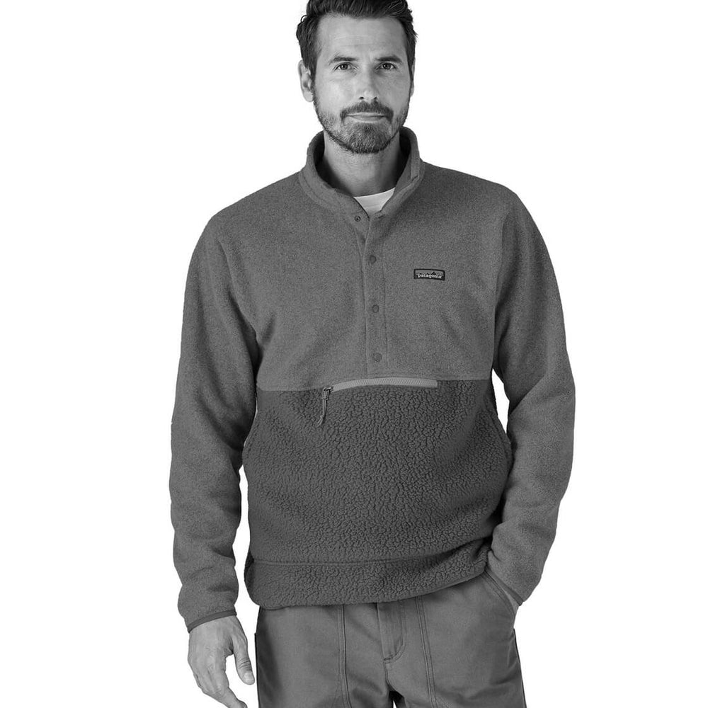 Patagonia Jacket Retro Pile 1/2 Snap P/O red burnished