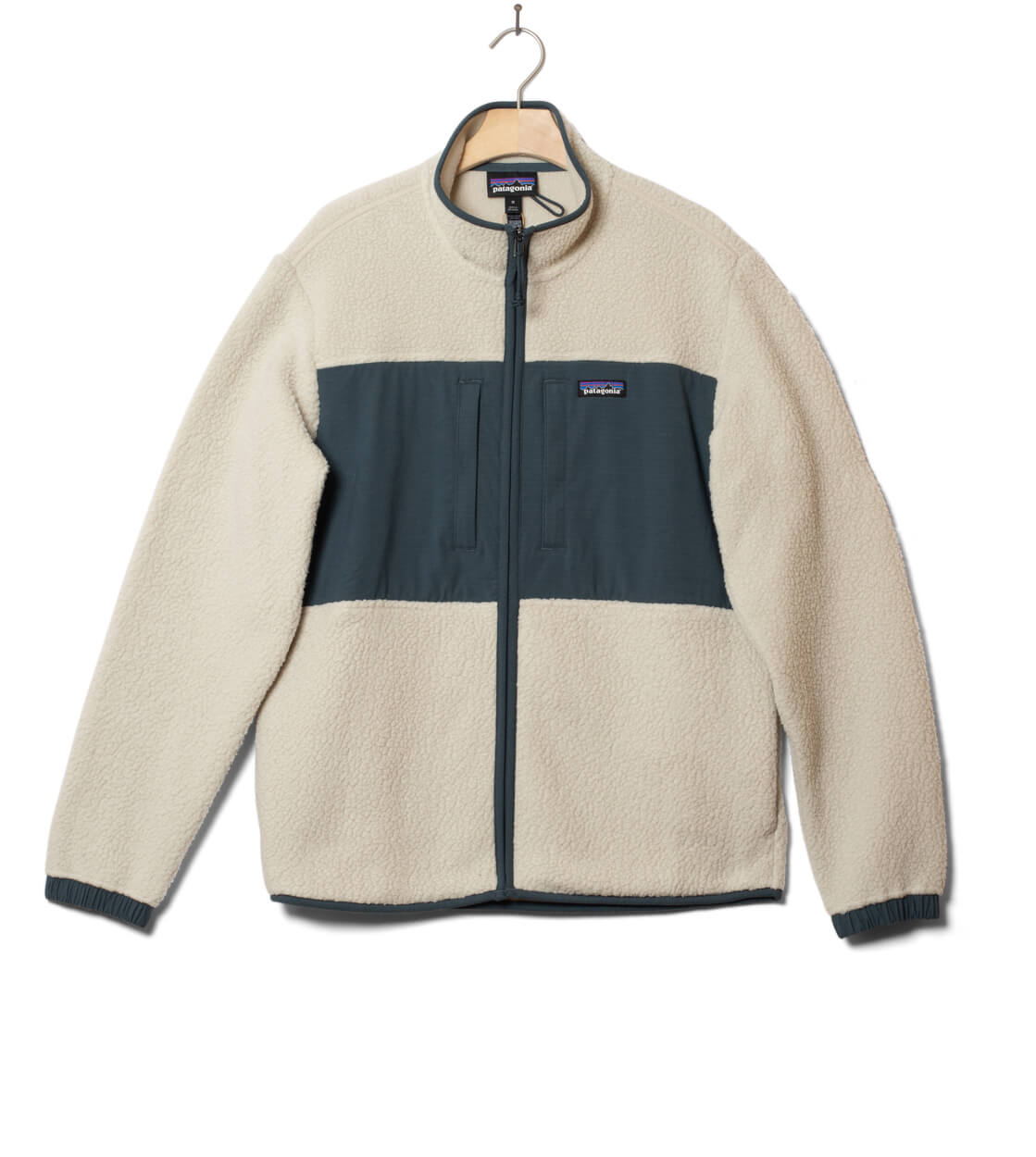 Patagonia Jacket Retro Pile Patch beige pelican