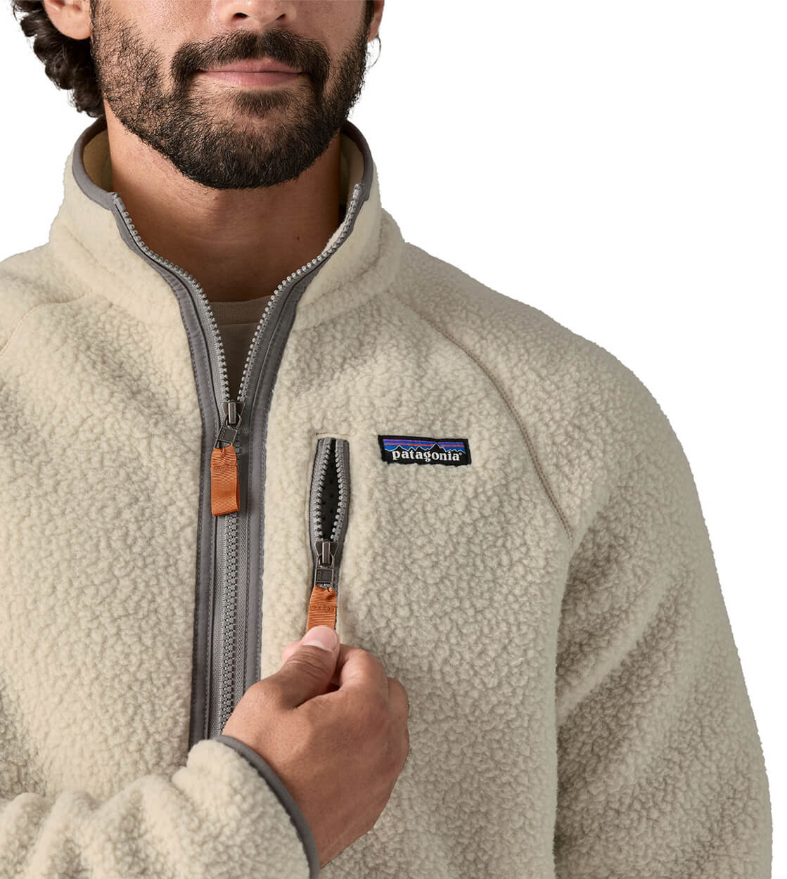 Patagonia Jacket Retro Pile beige pelican
