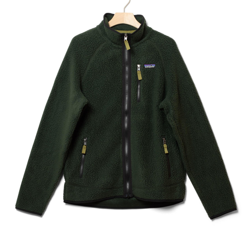 Patagonia Jacket Retro Pile green old growth