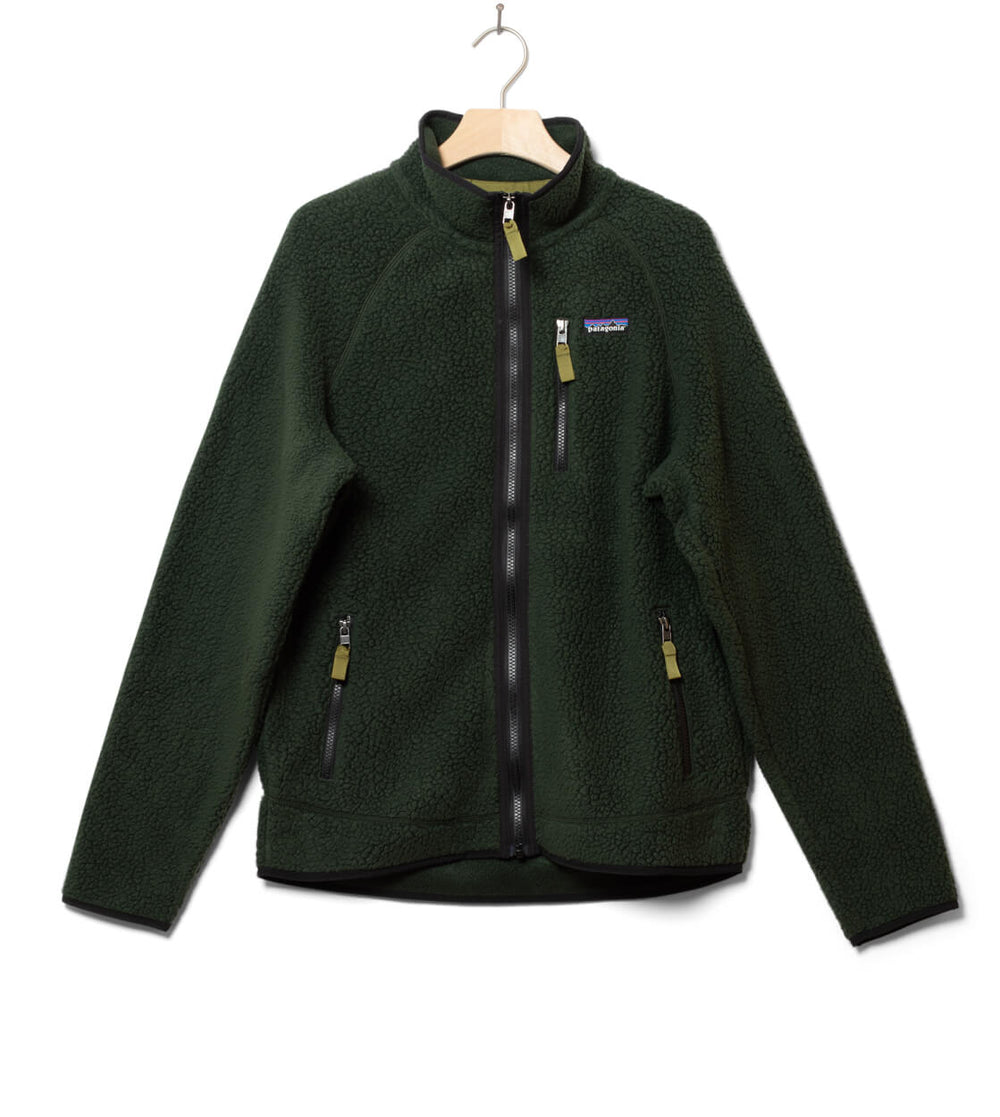 Patagonia Jacket Retro Pile green old growth