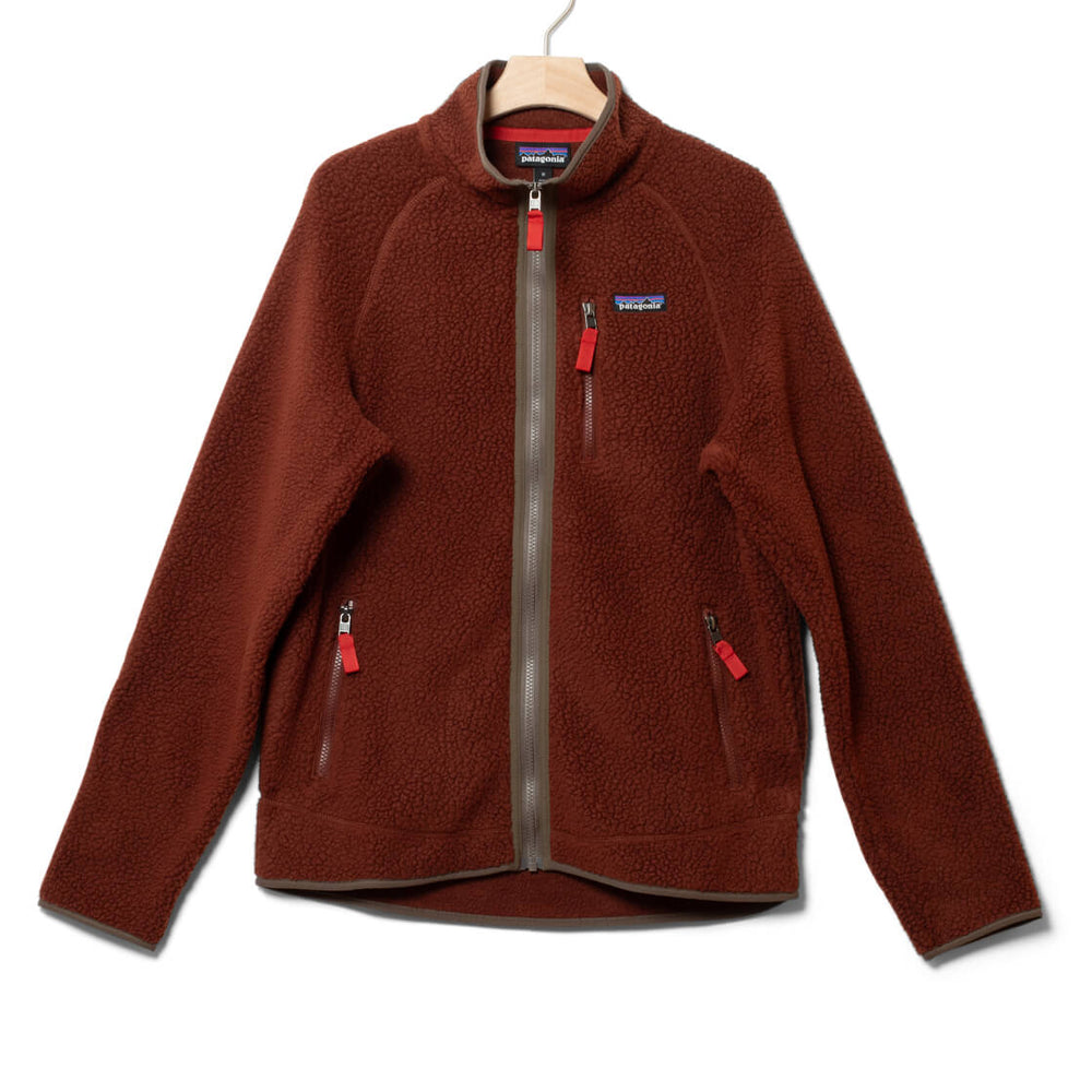 Patagonia Jacket Retro Pile red dried vanilla