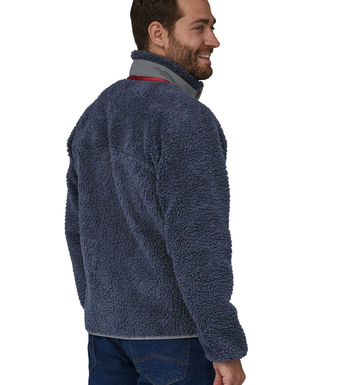 Patagonia Jacket Retro-X blue new navy/max red