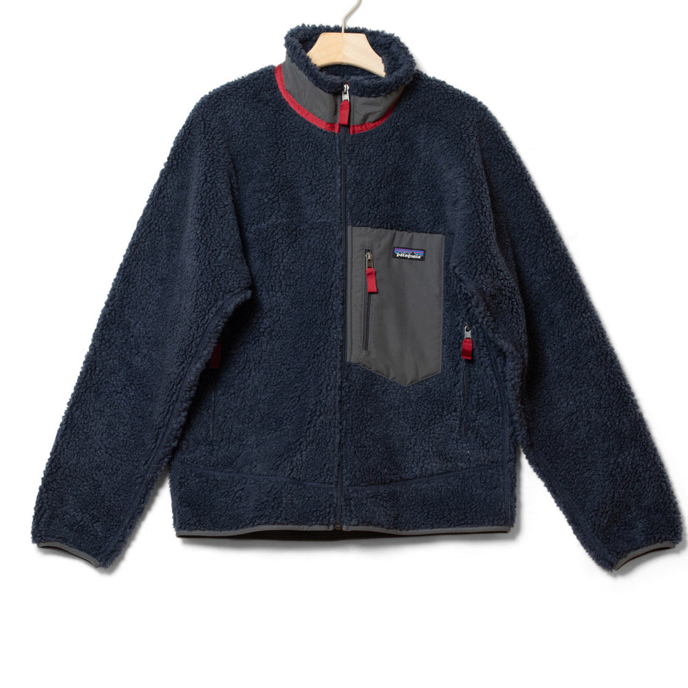 Patagonia Jacket Retro-X blue new navy/max red