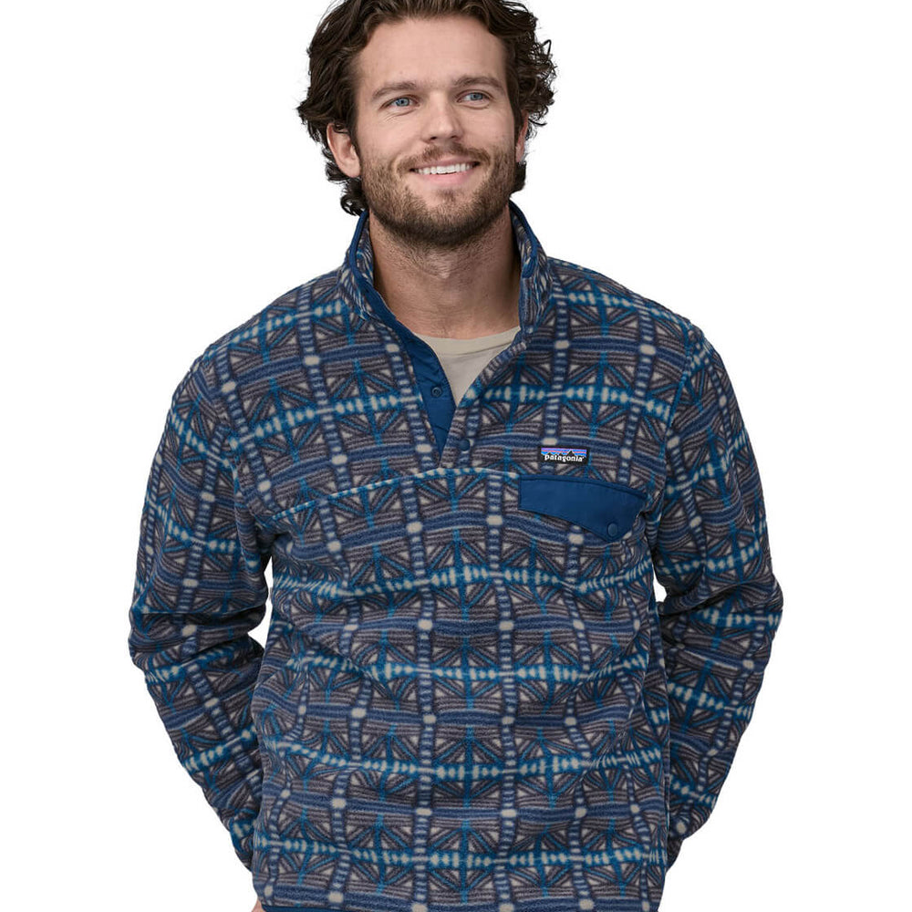 Patagonia Jacket Synchilla LW Snap-T P/O multi snow bearn dark natural