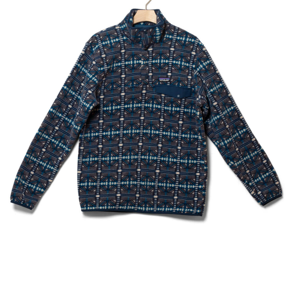 Patagonia Jacket Synchilla LW Snap-T P/O multi snow bearn dark natural