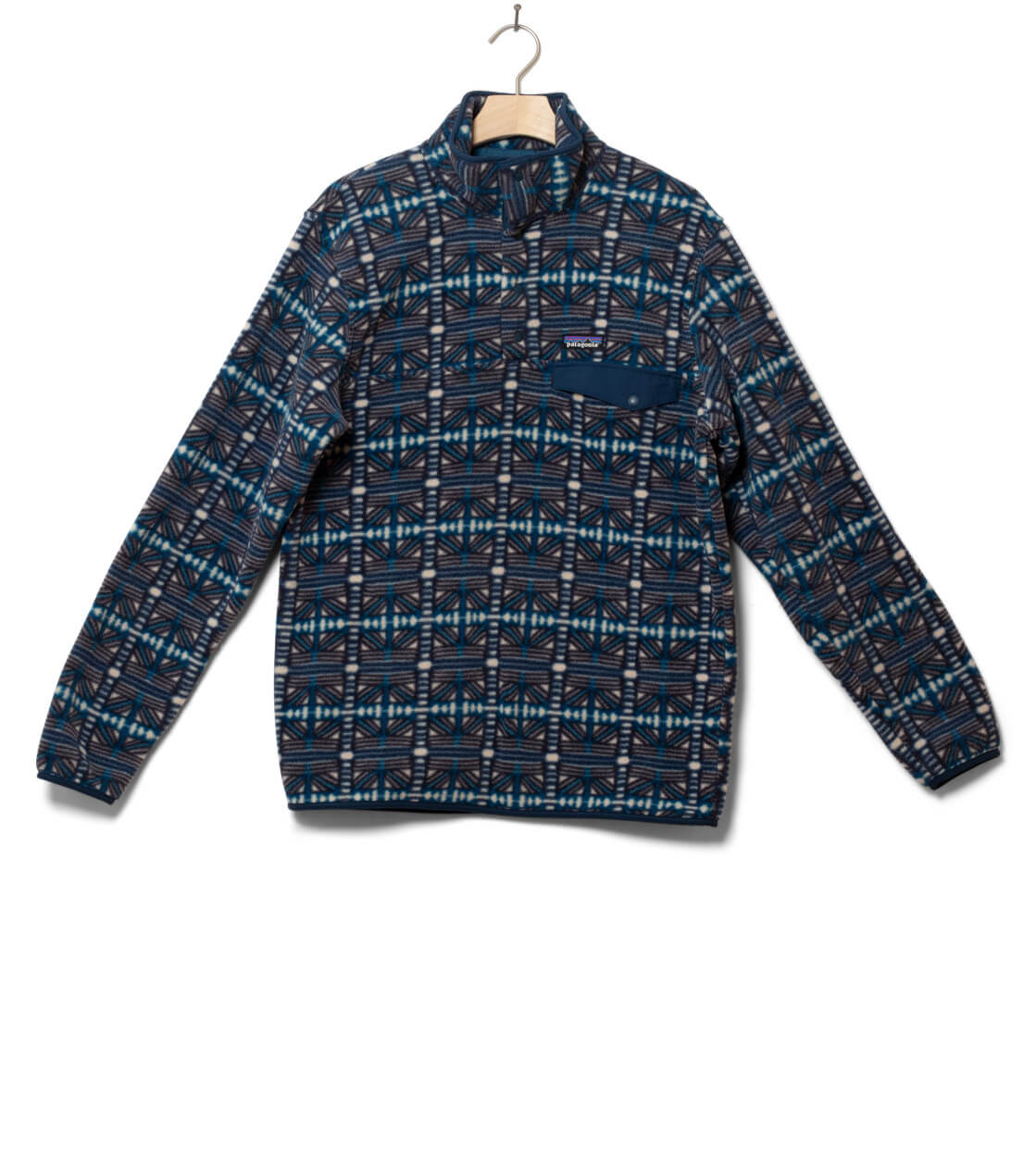 Patagonia Jacket Synchilla LW Snap-T P/O multi snow bearn dark natural