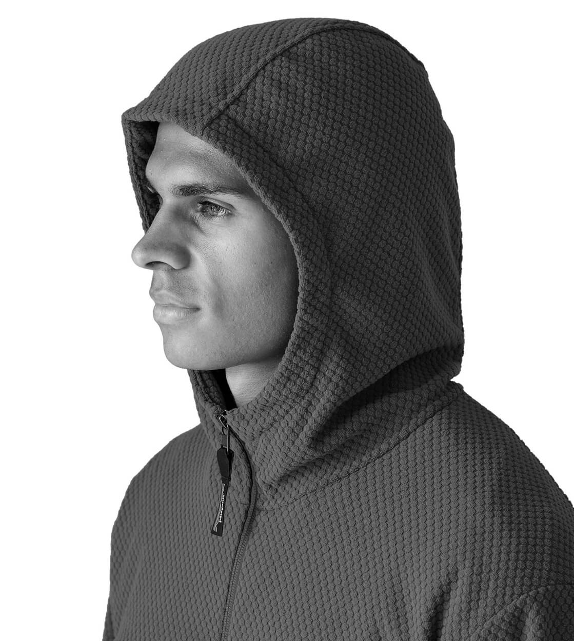 Patagonia Jacket Textured Fleece Hoody black