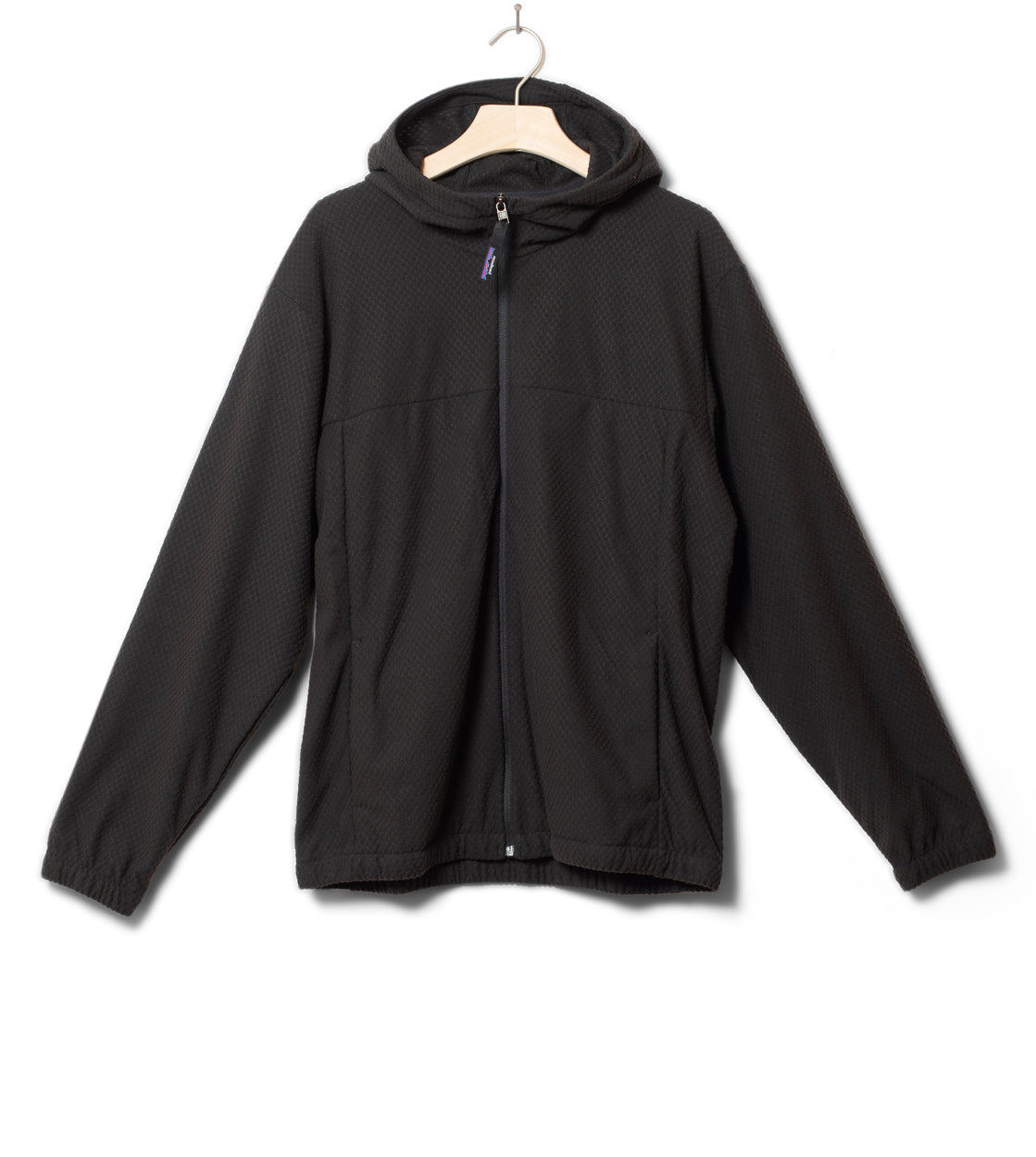 Patagonia Jacket Textured Fleece Hoody black