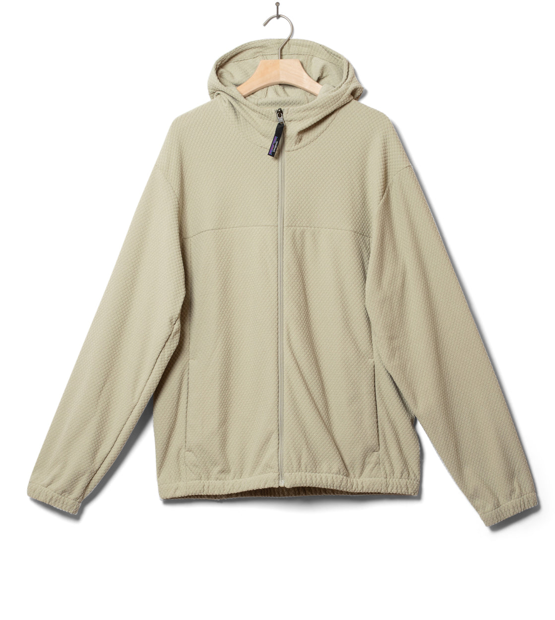 Patagonia Jacket Textured Fleece Hoody grey wheathered stone