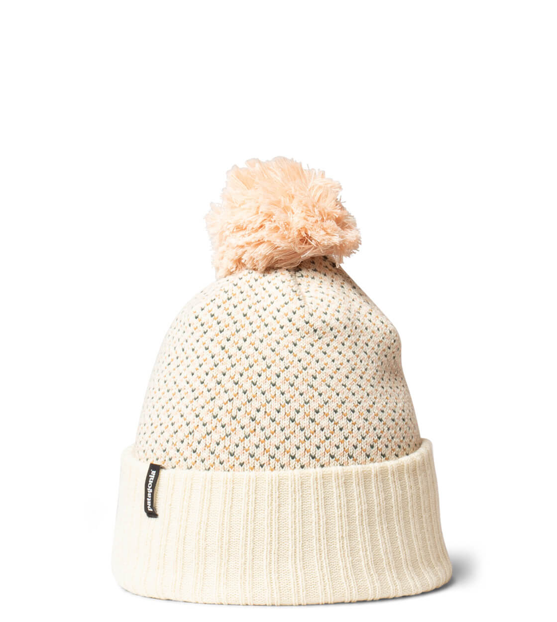Patagonia K Beanie Powder Town Confetti beige natural