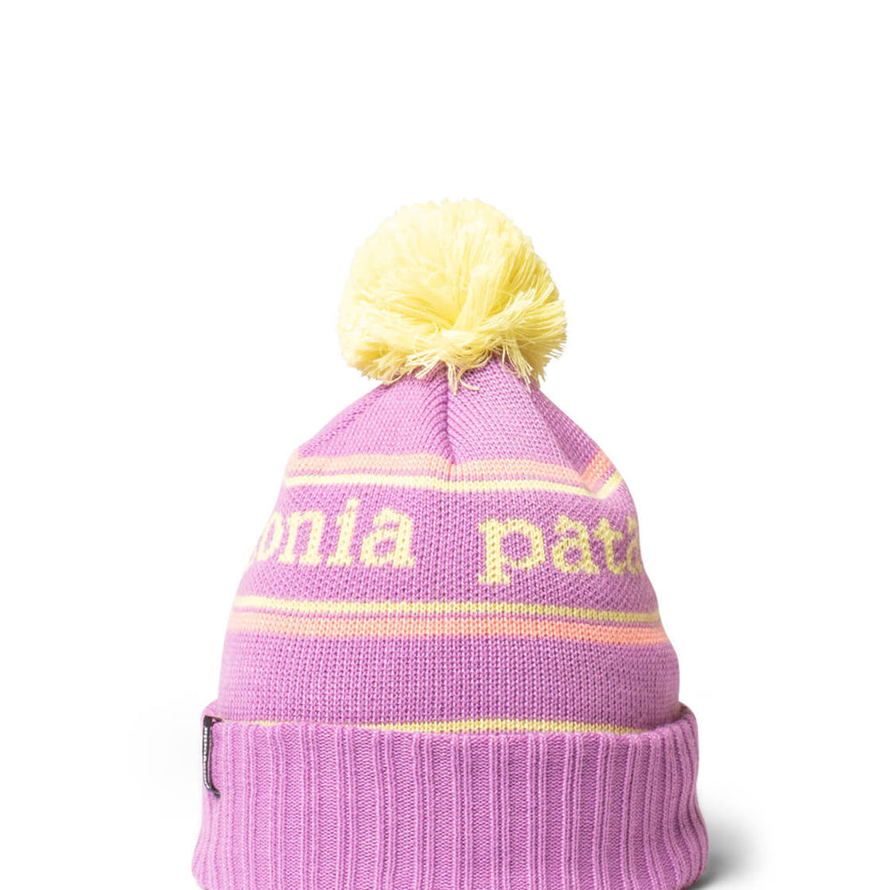 Patagonia K Beanie Powder Town Park Stripe purple brisk