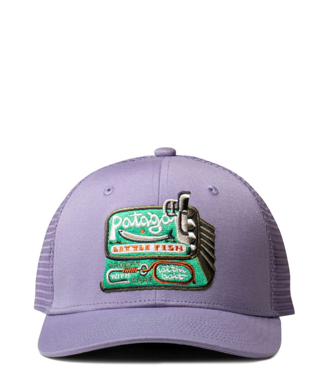 Patagonia K Trucker Cap Little Fish purple concrete