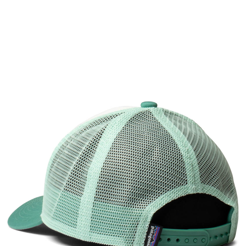 Patagonia K Trucker Cap Ridge Rise Stripe green heartleaf