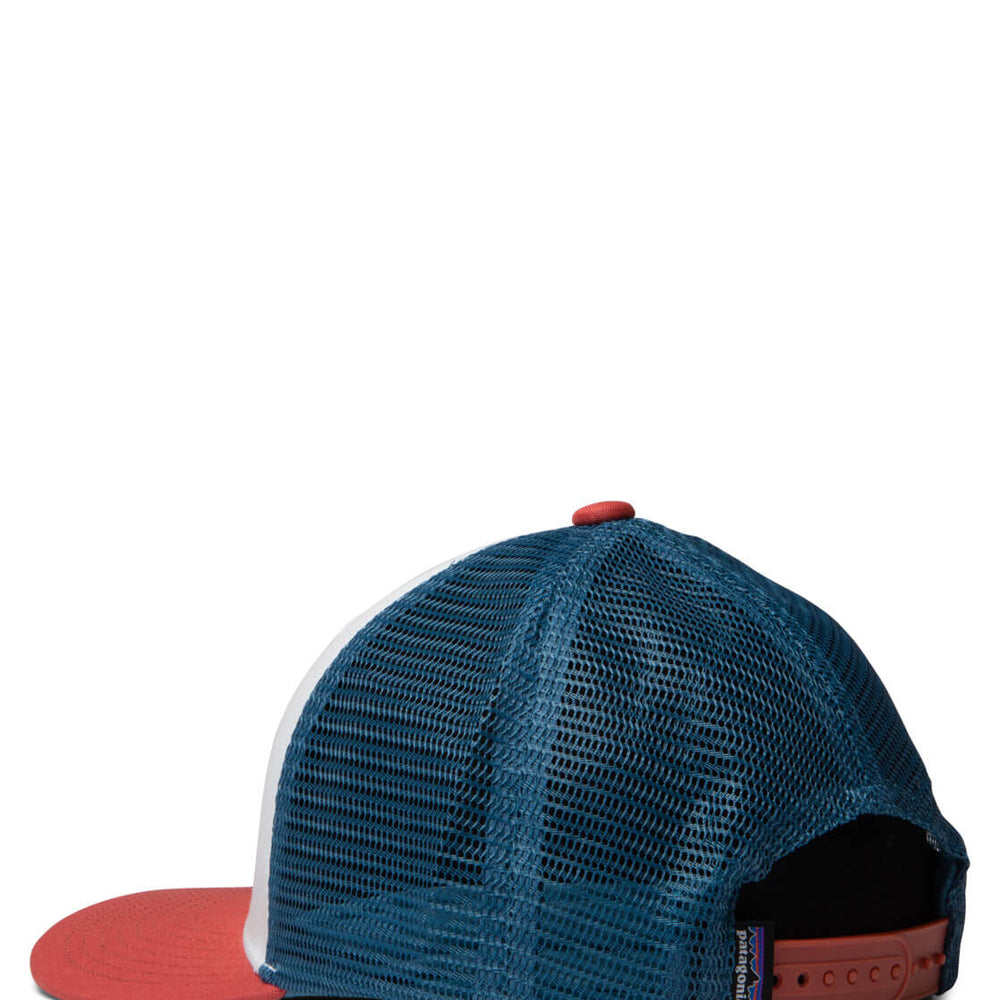 Patagonia Kids Trucker Cap Patalokahi Label blue birch white patalokahi