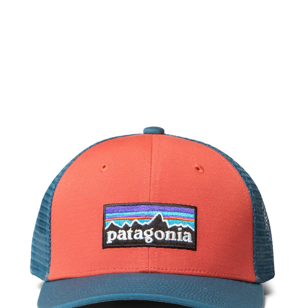 Patagonia Kids Trucker Cap blue sumac red