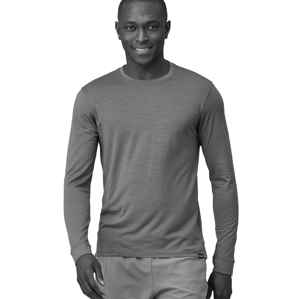 Patagonia Longsleeve Cap Cool Merino blue endless