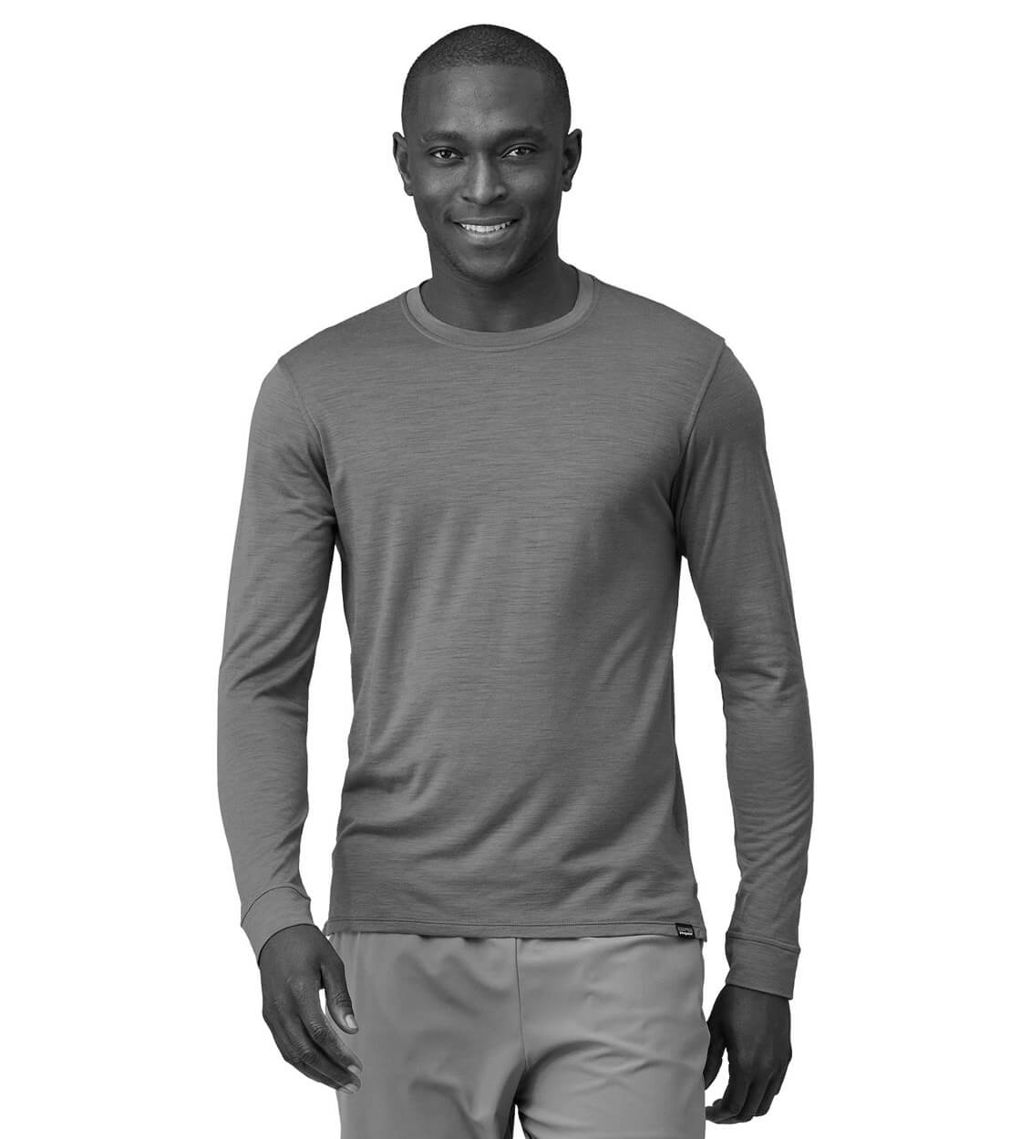 Patagonia Longsleeve Cap Cool Merino blue endless