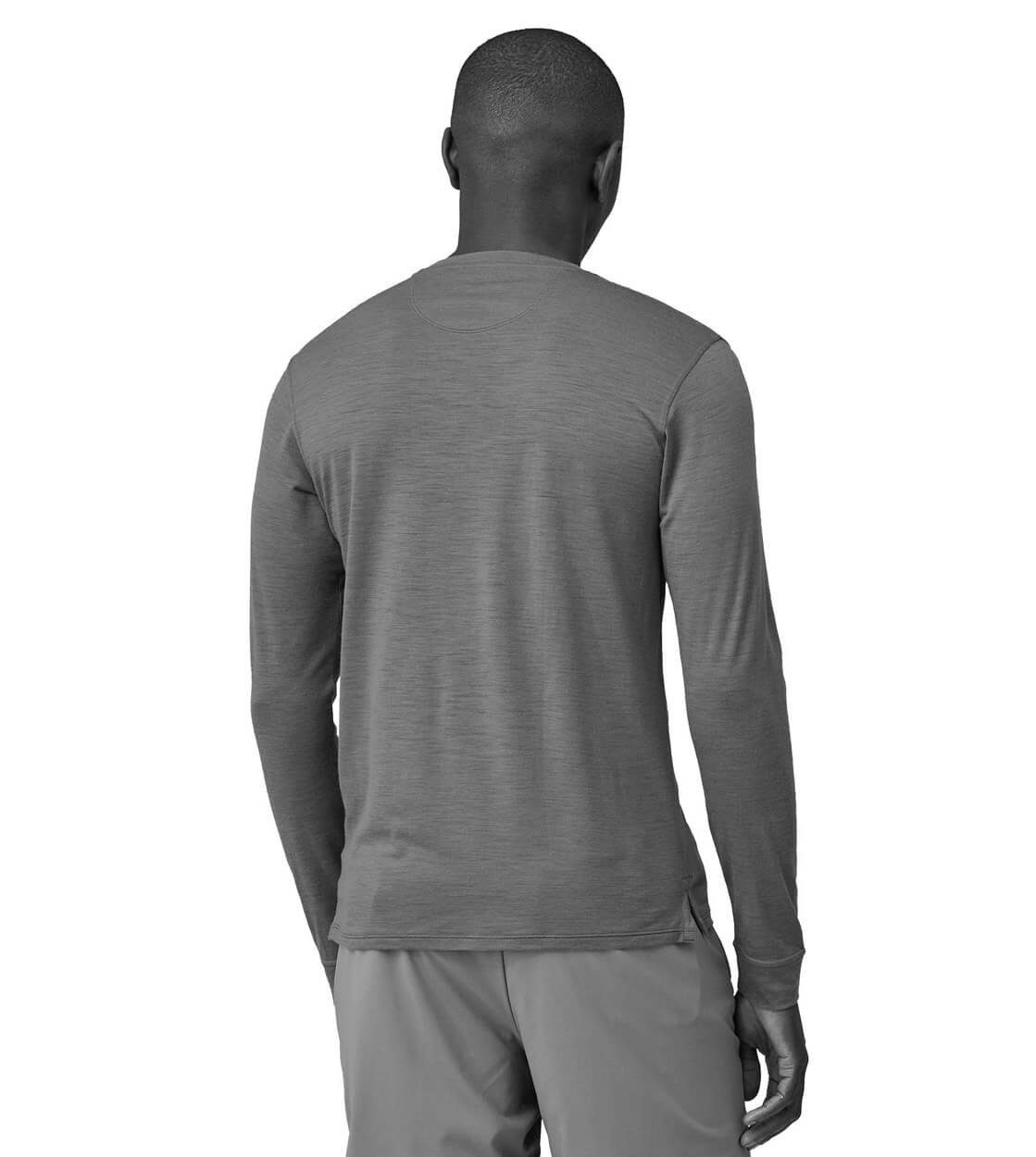 Patagonia Longsleeve Cap Cool Merino blue endless