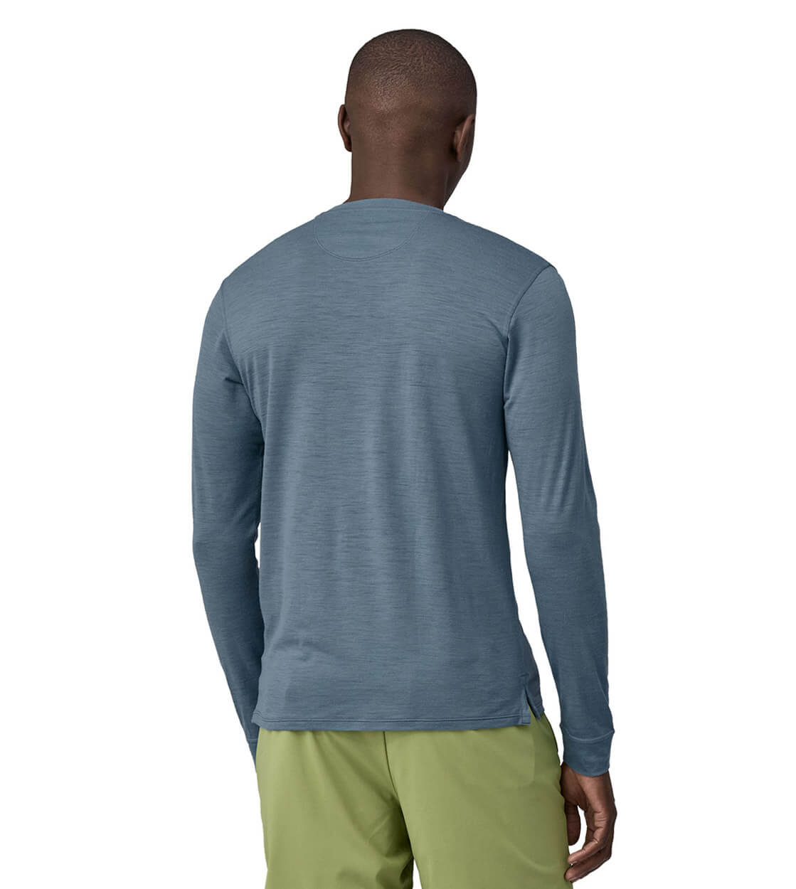 Patagonia Longsleeve Cap Cool Merino blue utilitiy