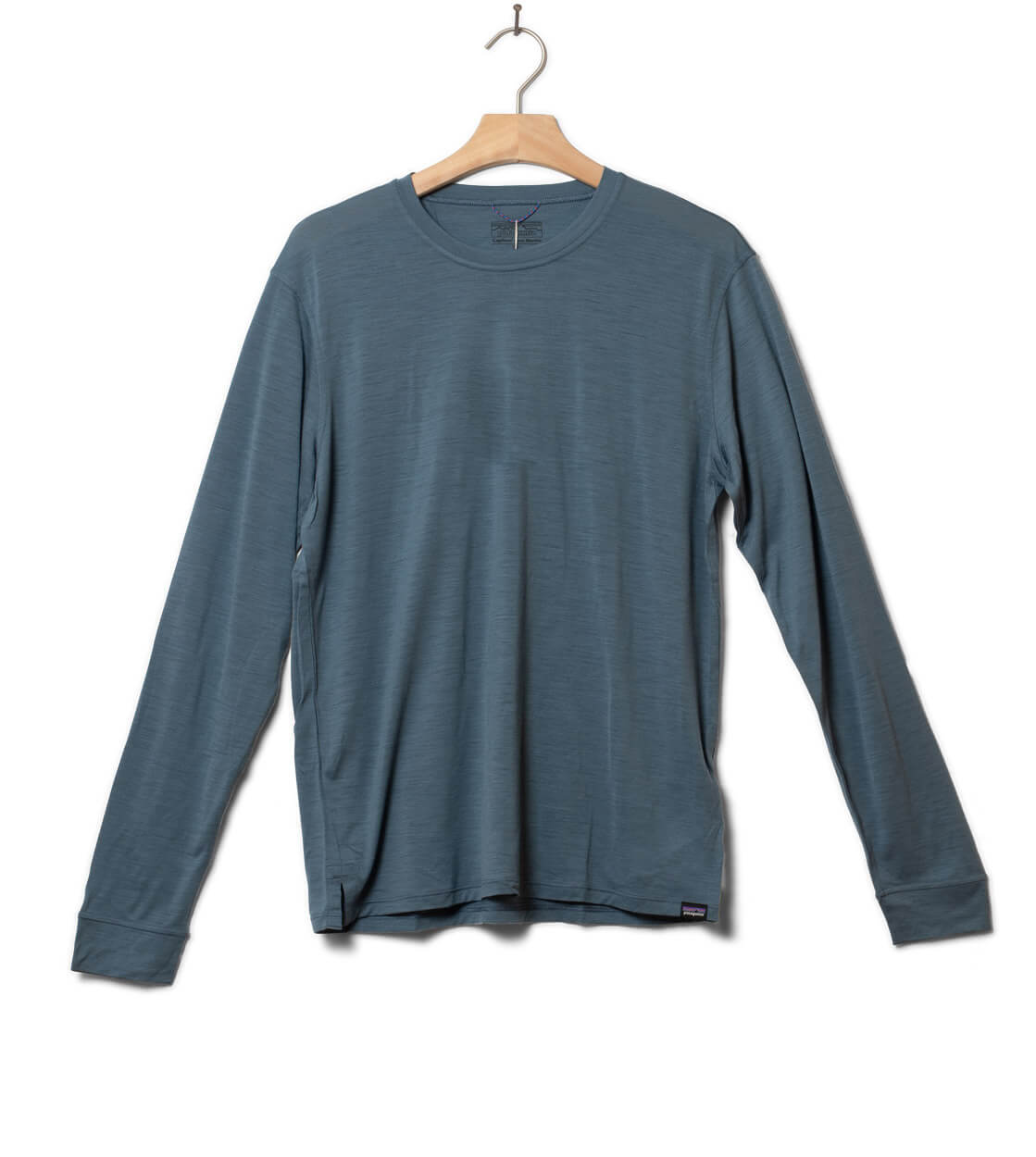 Patagonia Longsleeve Cap Cool Merino blue utilitiy