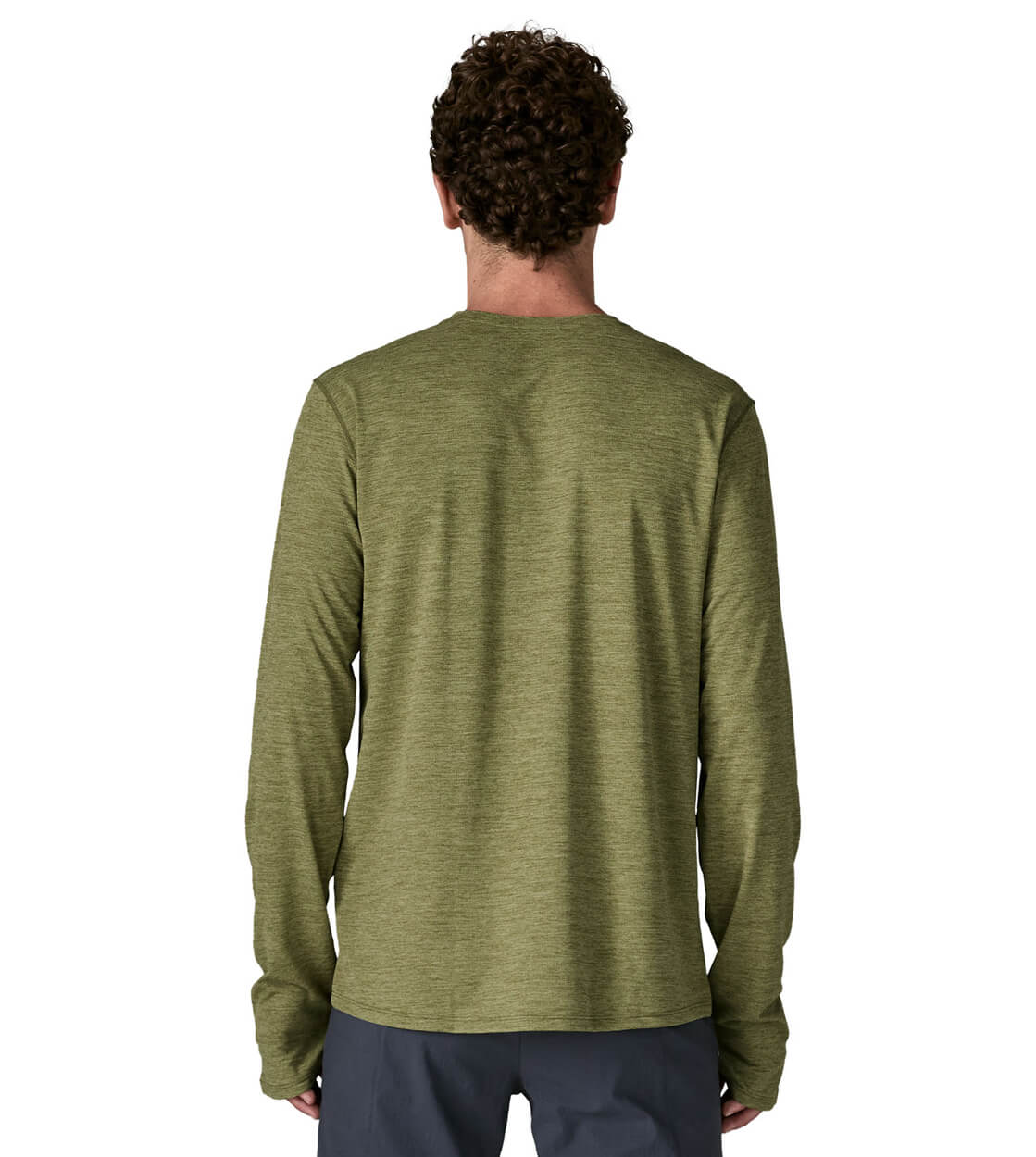 Patagonia Longsleeve Cap Cool Sun green caper buckhorn green x-dye