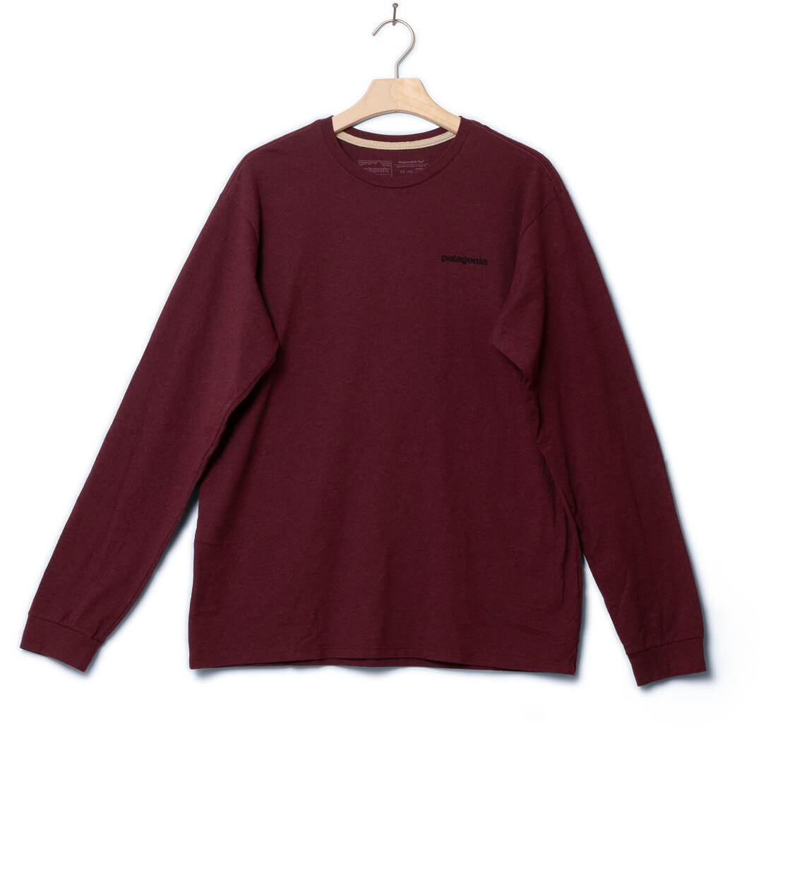 Patagonia Longsleeve P-6 Logo red sequoia