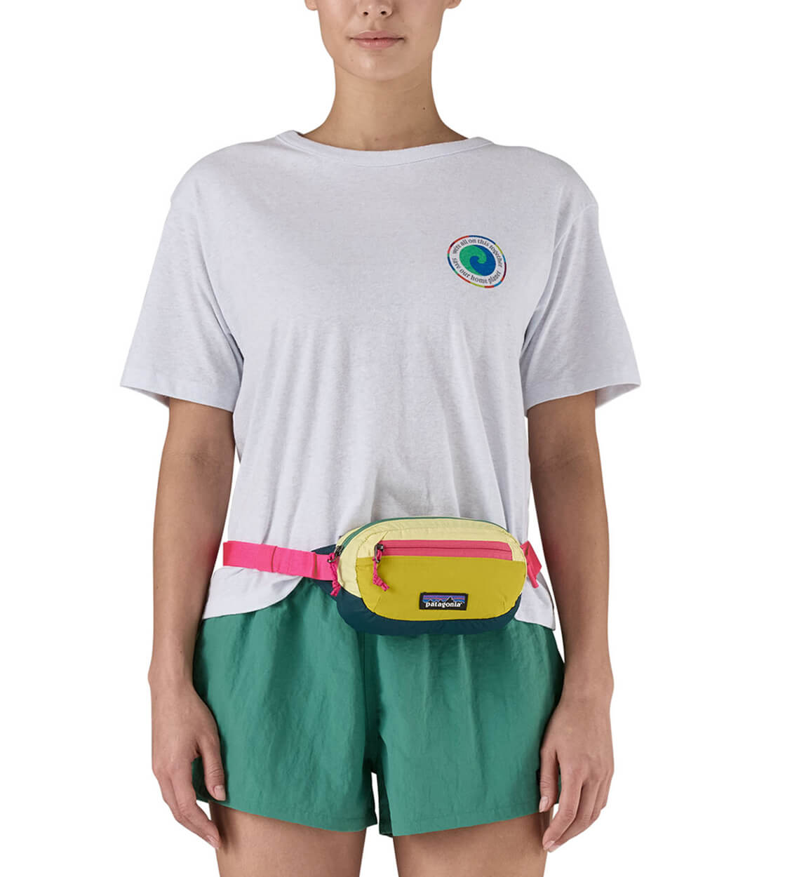 Patagonia Mini Hip Pack Terravia multi buttercup yellow