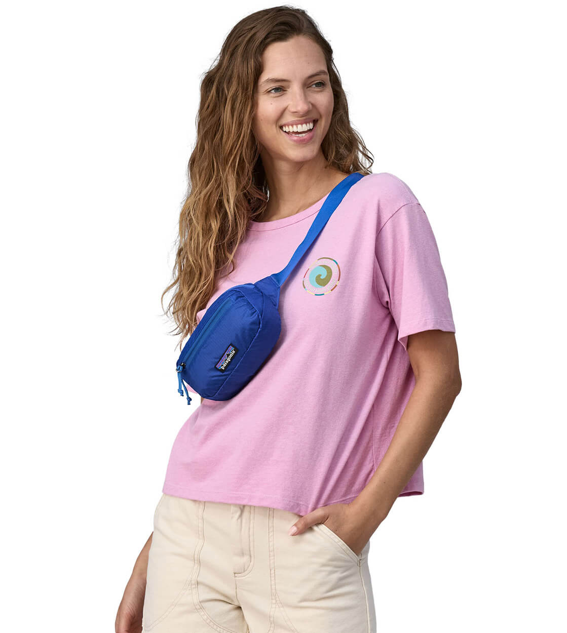 Patagonia Mini Hip Pack Ultralight Black Hole blue passage