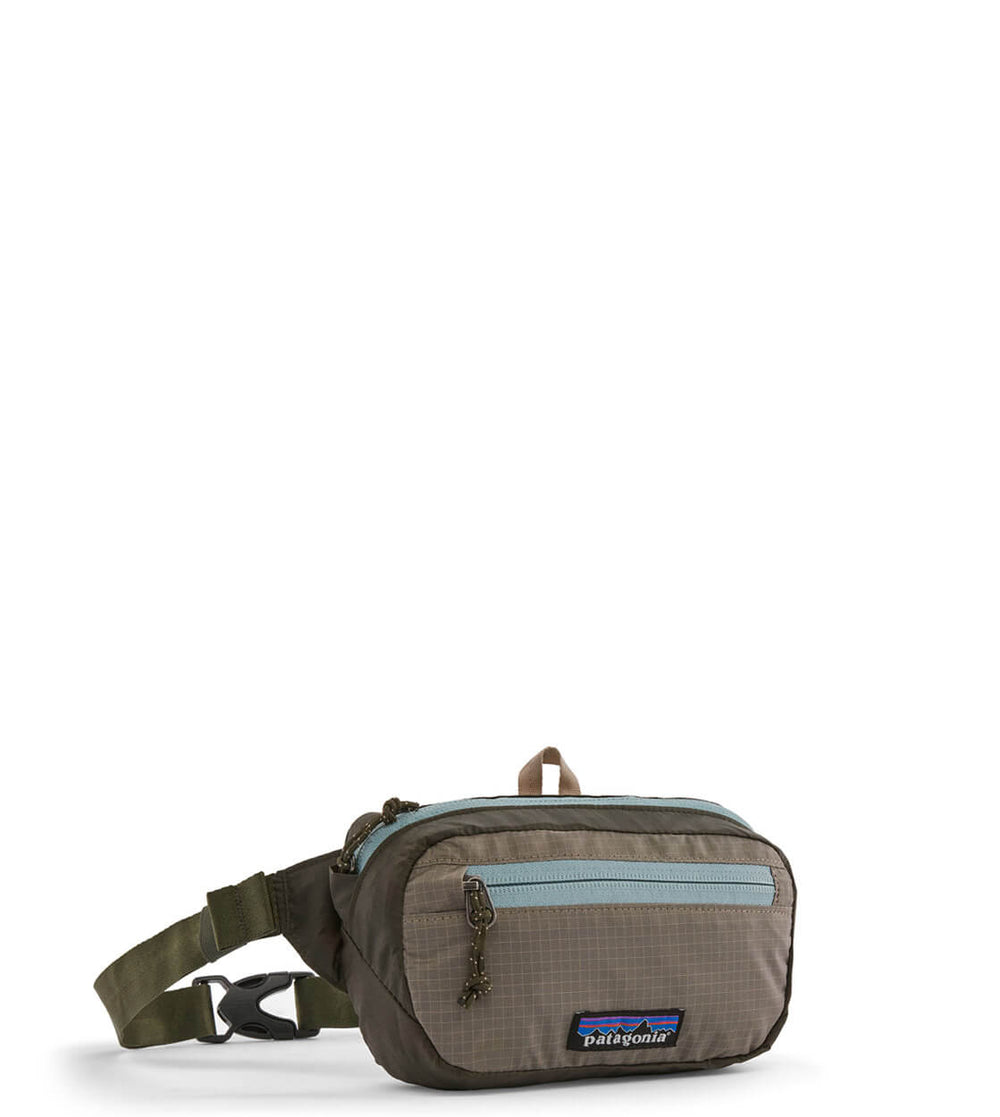 Patagonia Mini Hip Pack Ultralight Black Hole green pine needle