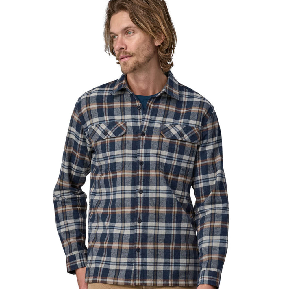 Patagonia Shirt Fjord Flannel blue new navy fields