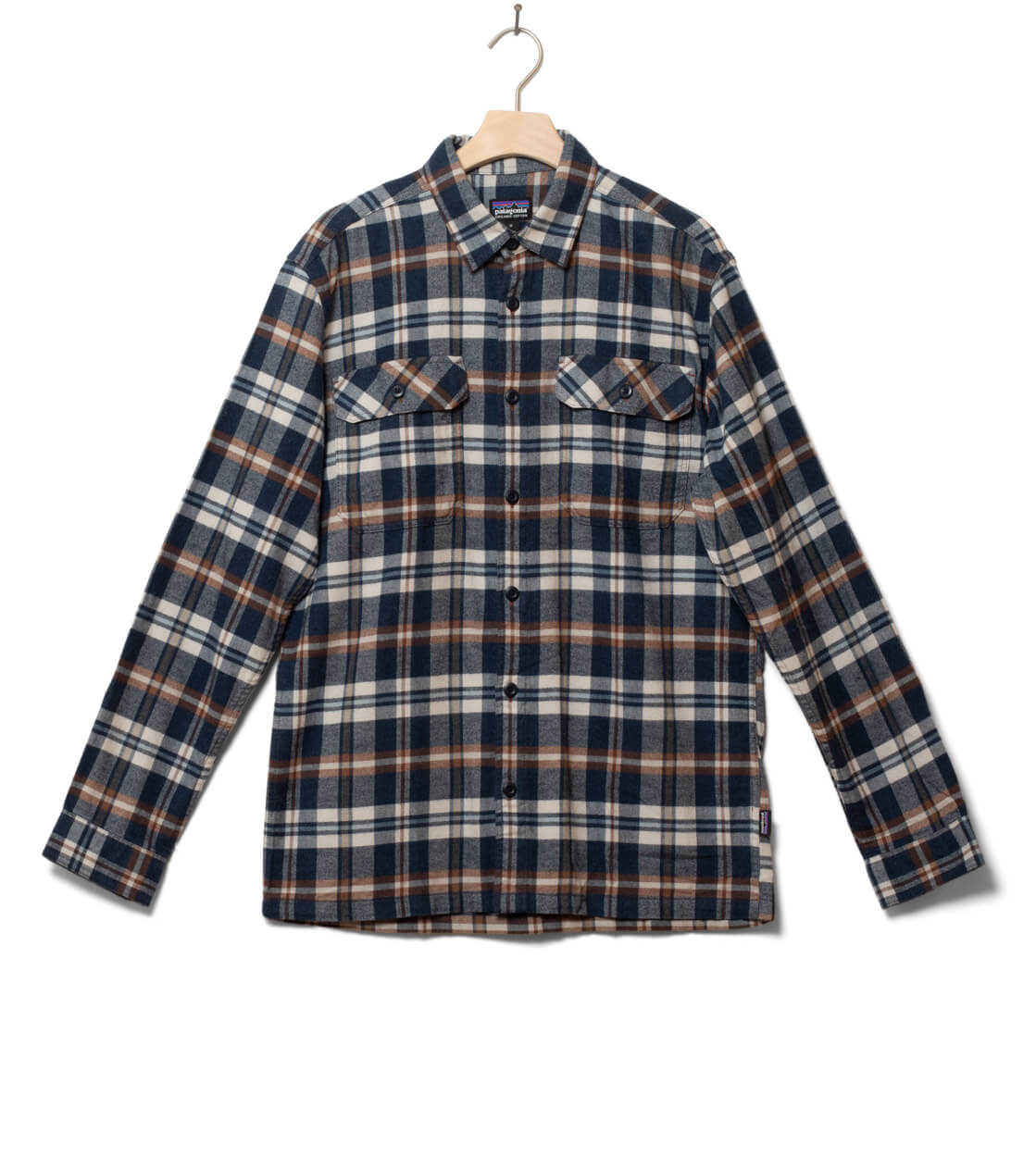Patagonia Shirt Fjord Flannel blue new navy fields