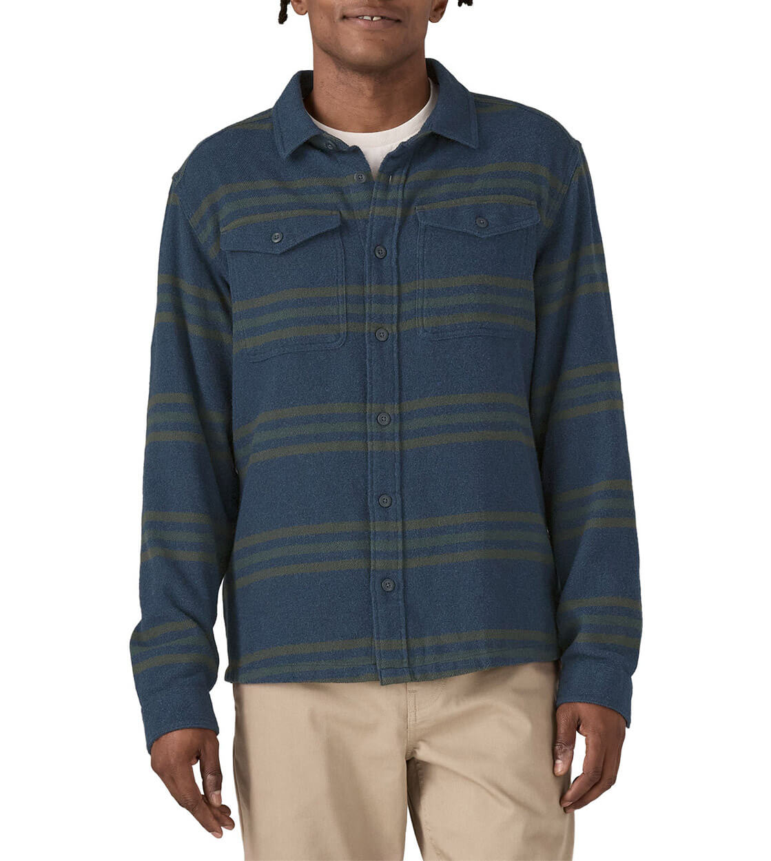 Patagonia Shirt Fjord Flannel blue smolder