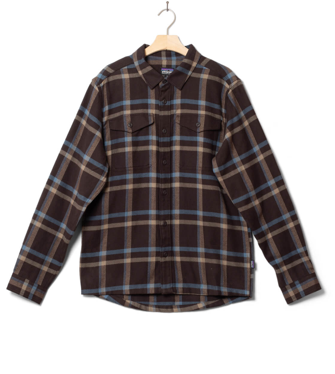 Patagonia Shirt Fjord Flannel brown den crossing