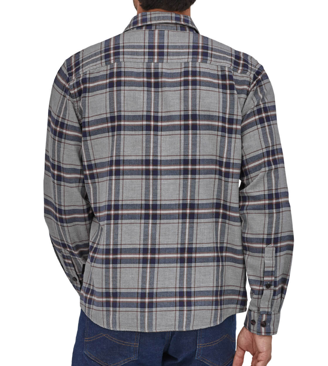 Patagonia Shirt Fjord Flannel grey salt/blue/brown