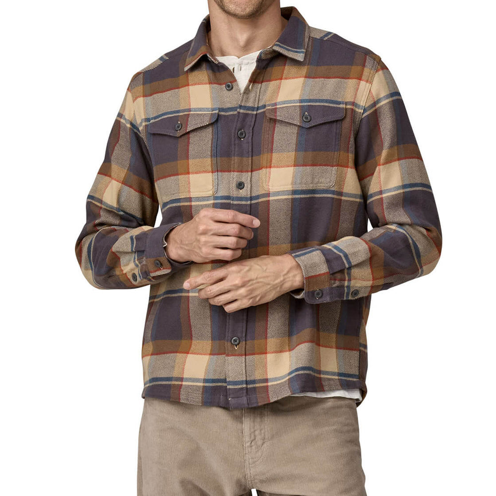 Patagonia Shirt Fjord Flannel multi sunrise ridge forge grey