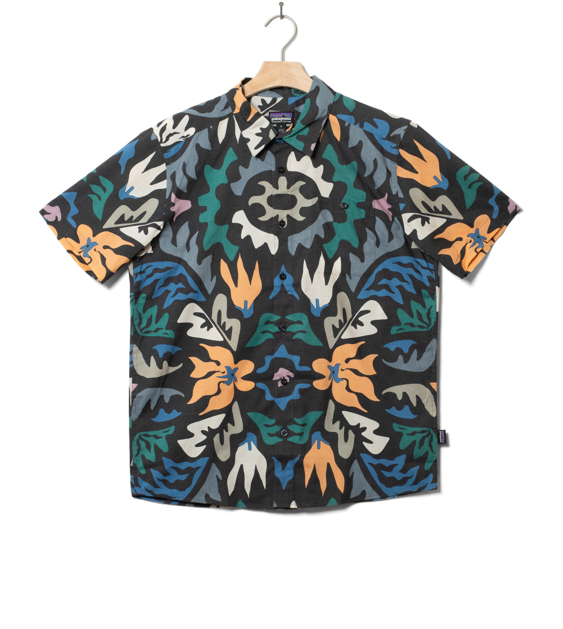 Patagonia Shirt SS Go To black kaleido
