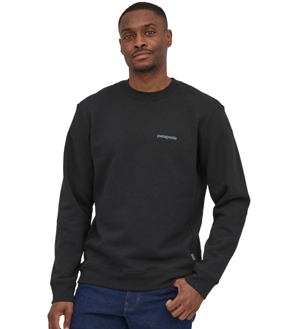 Patagonia Sweater Fitz Roy Icon Uprisal Crew black ink