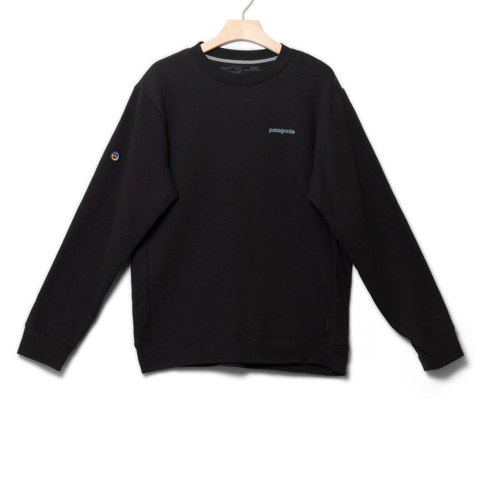 Patagonia Sweater Fitz Roy Icon Uprisal Crew black ink