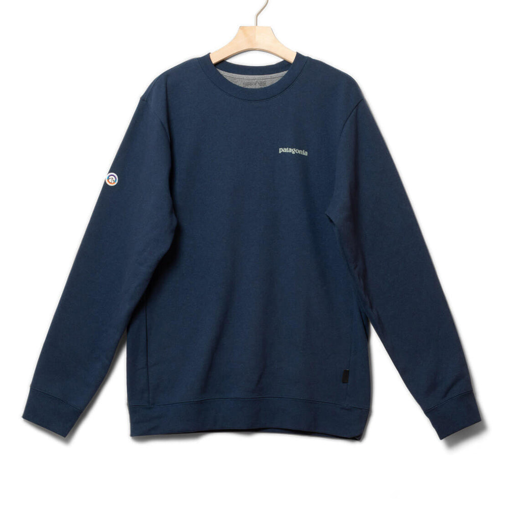 Patagonia Sweater Fitz Roy Icon Uprisal Crew blue lagom