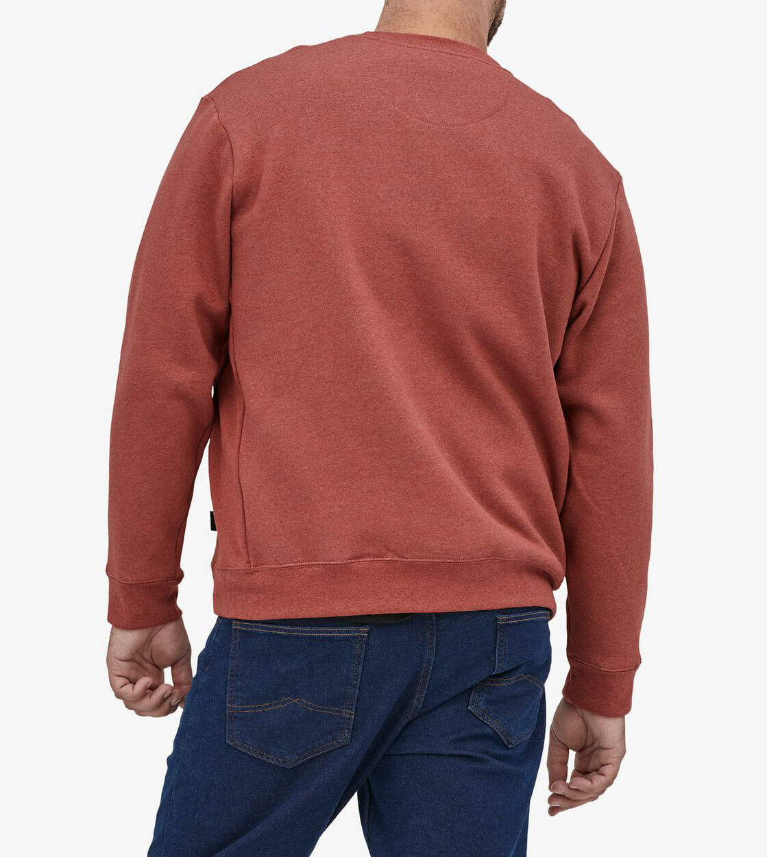 Patagonia Sweater P-6 Label Uprisal red rosehip