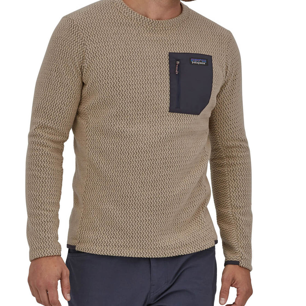 Patagonia Sweater R1 Air beige oar tan