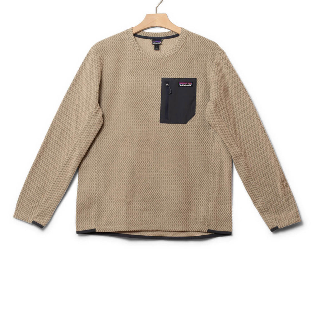 Patagonia Sweater R1 Air beige oar tan