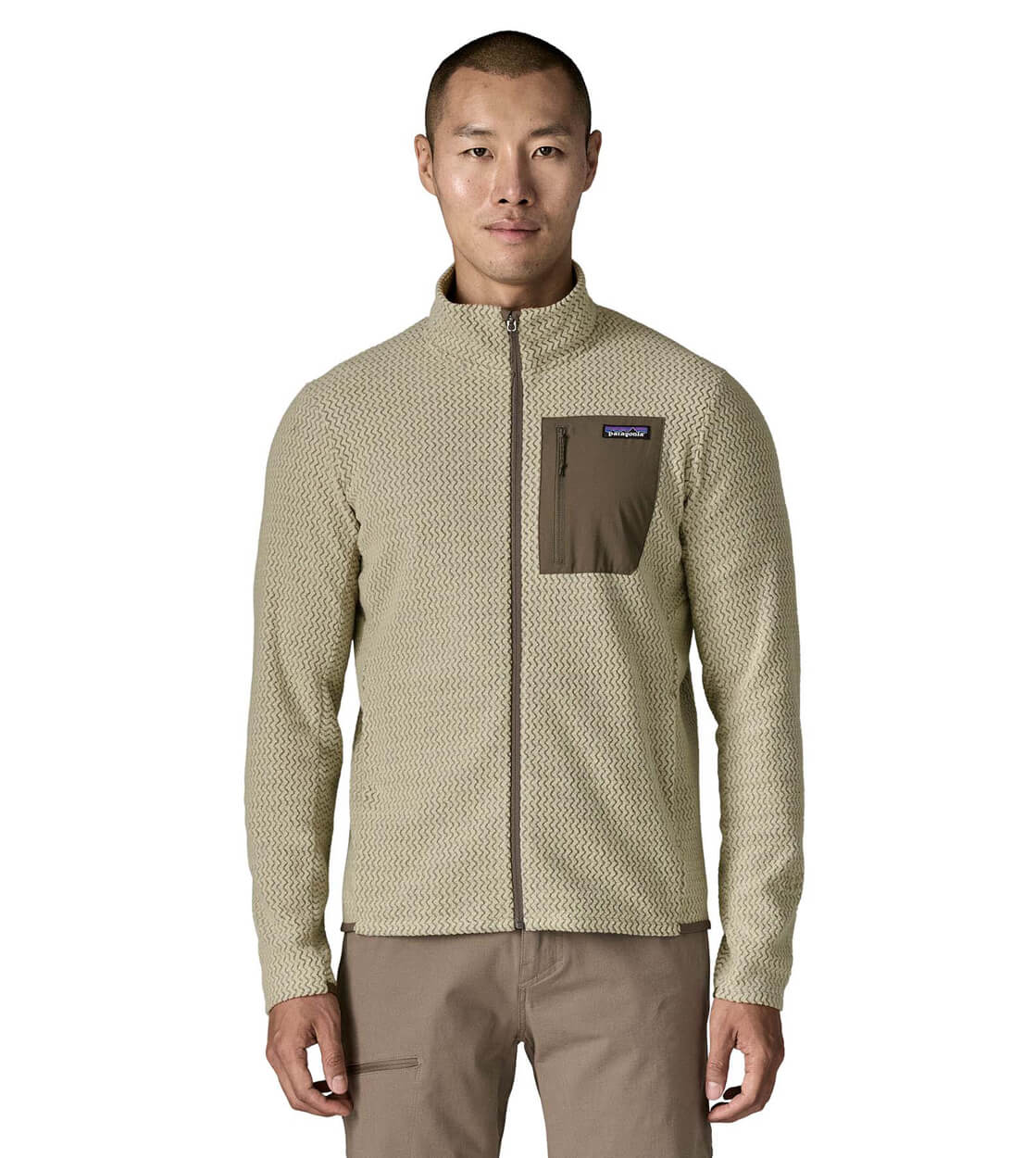 Patagonia Sweater R1 Air beige pelican